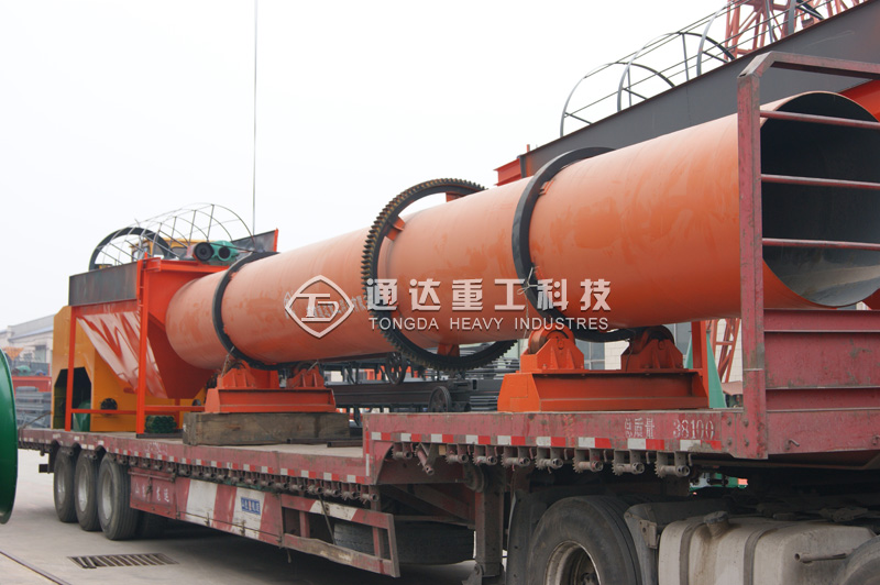 吉林有機(jī)肥生產(chǎn)線發(fā)貨第二車